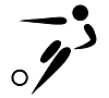 Fußball Piktogramm