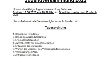 Jugendversammlung 2023
